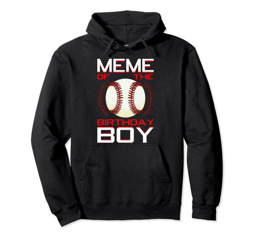 Meme Birthday Baseball Theme Bday Hoodie - Fun Novelty Design for Adults - T-Shirt, Sweatshirt, Hoodie