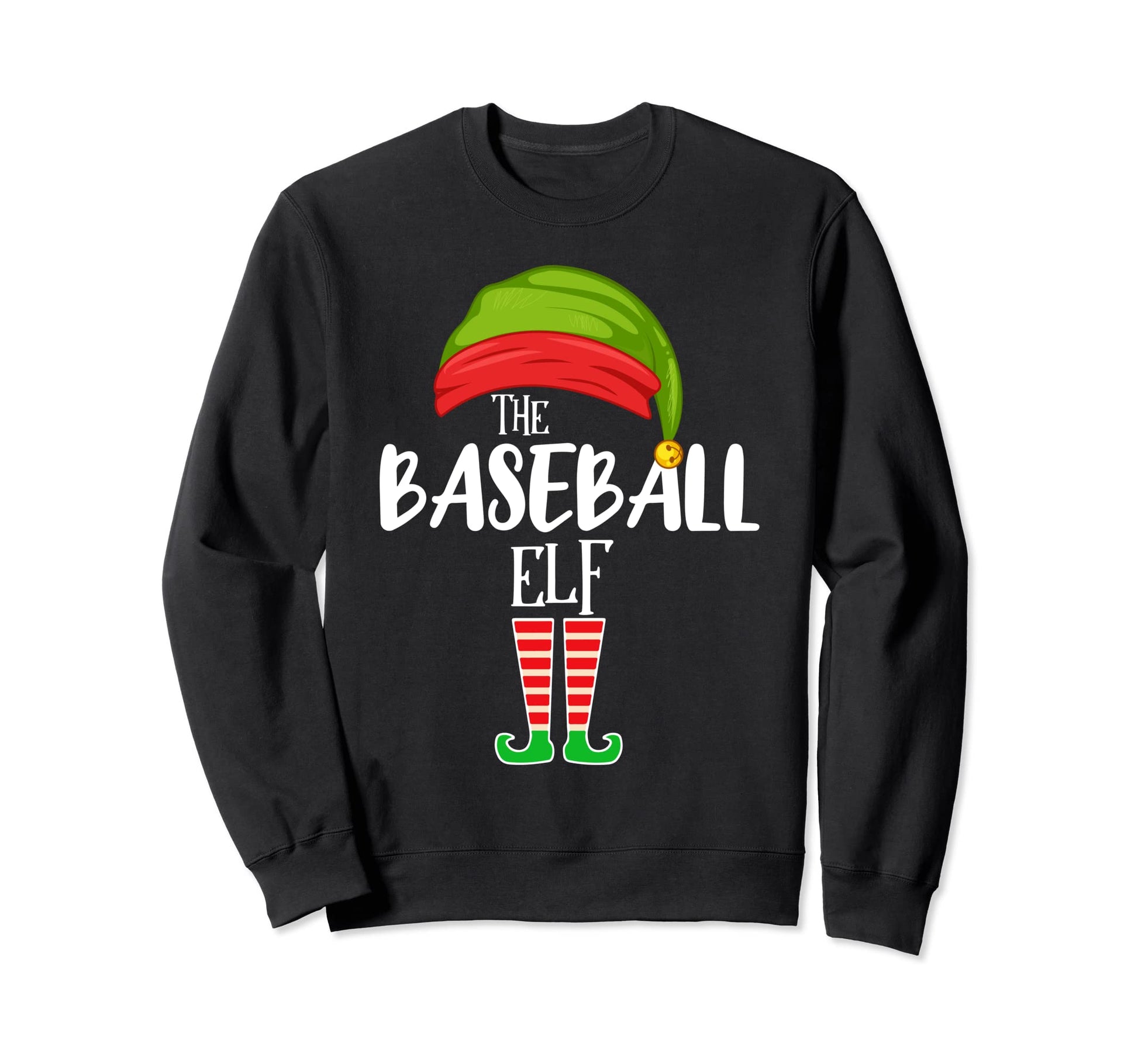Baseball Elf Lover Family Matching Sweatshirt - Streetwear Style Unisex - T-Shirt, Sweatshirt, Hoodie