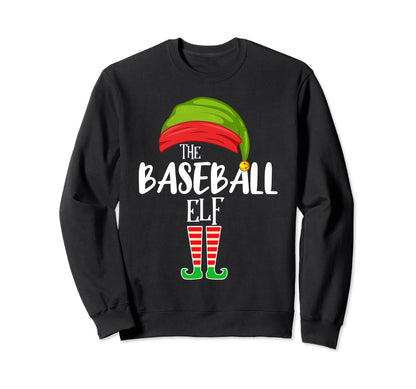 Baseball Elf Lover Family Matching Sweatshirt - Streetwear Style Unisex - T-Shirt, Sweatshirt, Hoodie