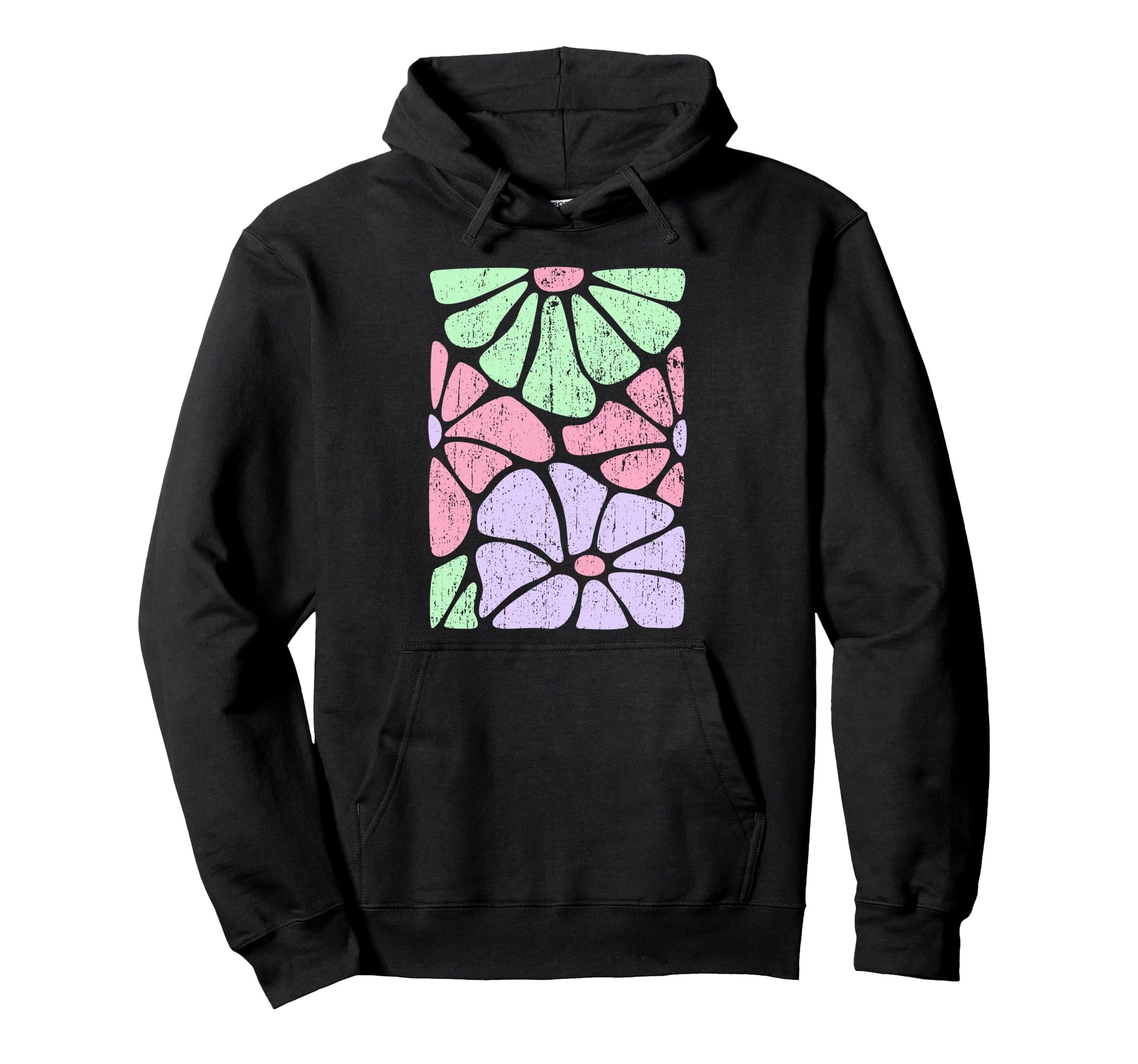 Boho Floral Hoodie - Custom Art Print for Adults - T-Shirt, Sweatshirt, Hoodie