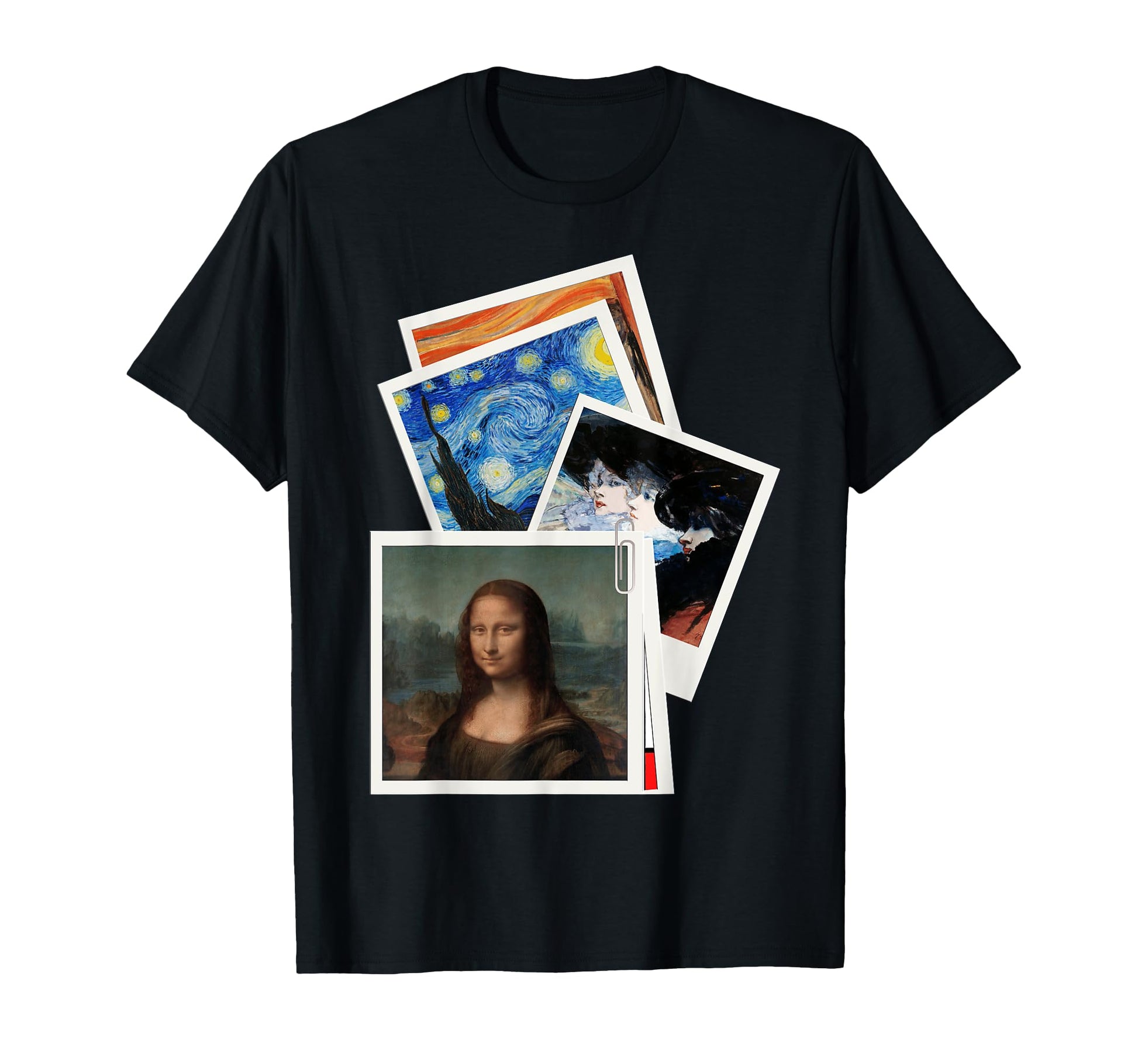 Famous Paintings Instant Camera T-Shirt - Casual Everyday Wear Men Women - T-Shirt, Sweatshirt, Hoodie