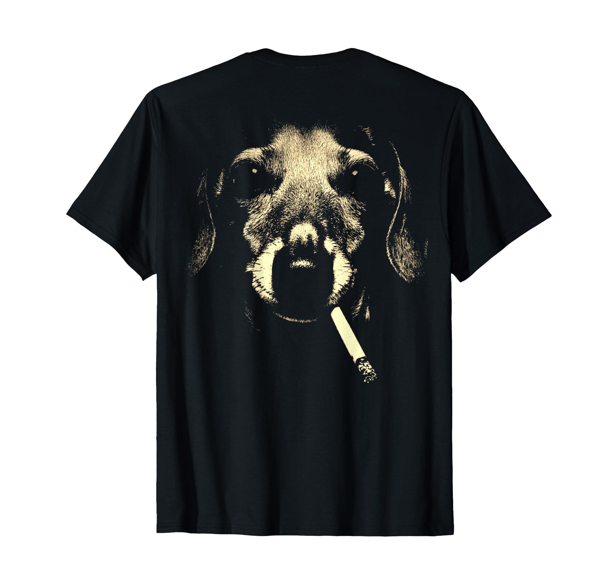 Dachshund Smoking Cigarette Grunge T-Shirt - Streetwear Style Men Women - T-Shirt, Sweatshirt, Hoodie