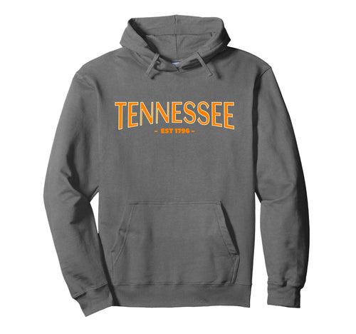 Original Tennessee Est 1796 Varsity Hoodie - Casual Everyday Wear Unisex - T-Shirt, Sweatshirt, Hoodie