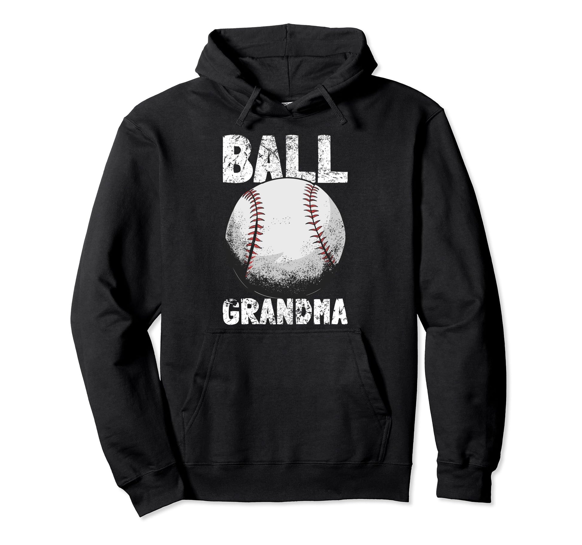 Baseball Grandma Sports Funny Fans Hoodie - Unique Graphic Unisex - T-Shirt, Sweatshirt, Hoodie