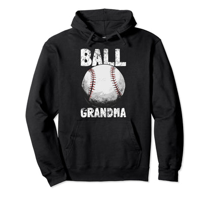 Baseball Grandma Sports Funny Fans Hoodie - Unique Graphic Unisex - T-Shirt, Sweatshirt, Hoodie
