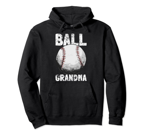 Baseball Grandma Sports Funny Fans Hoodie - Unique Graphic Unisex - T-Shirt, Sweatshirt, Hoodie