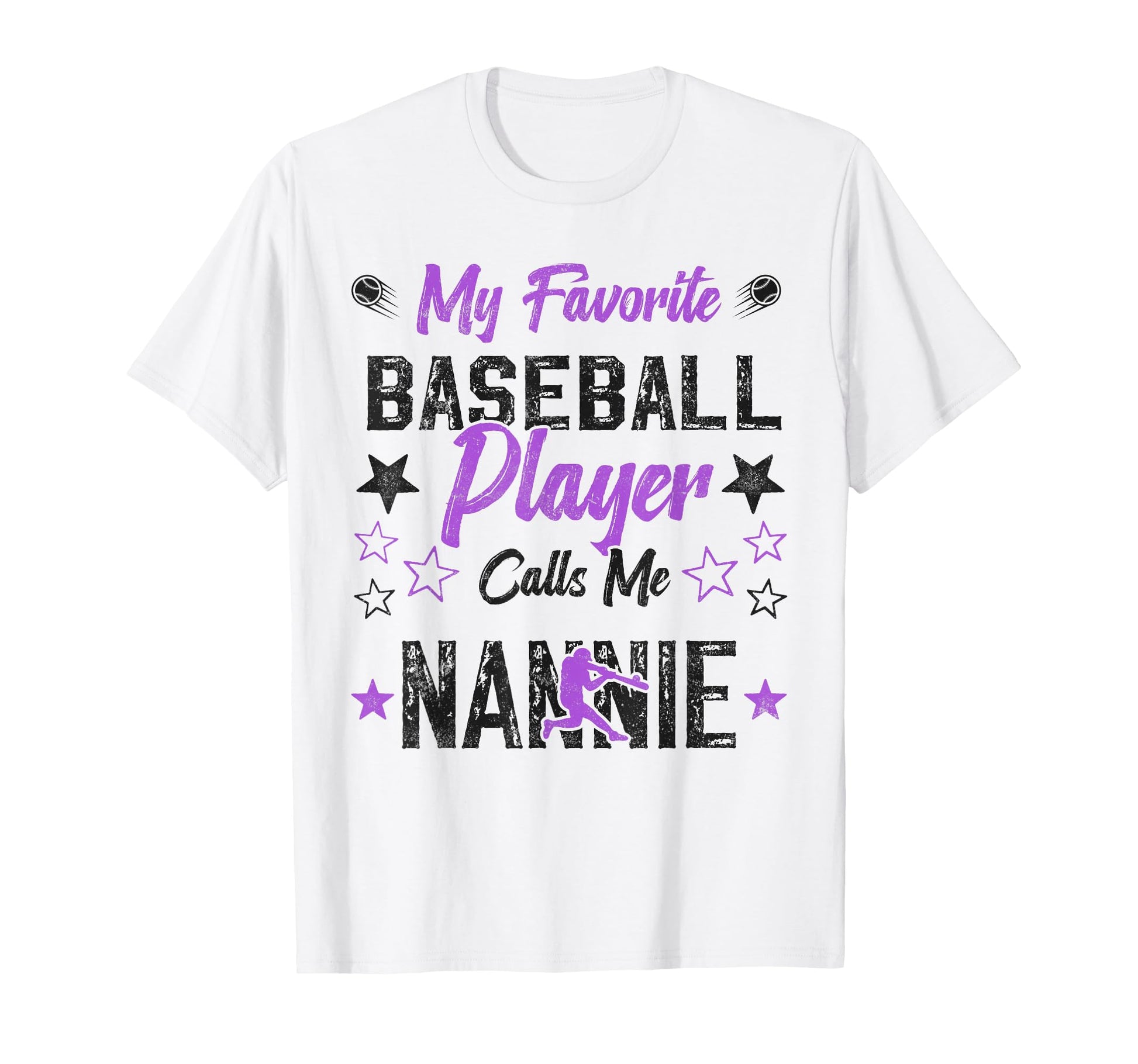 My Favorite Baseball Player Calls Me T-Shirt - Unique Graphic for Adults - T-Shirt, Sweatshirt, Hoodie