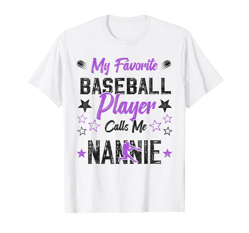 My Favorite Baseball Player Calls Me T-Shirt - Unique Graphic for Adults - T-Shirt, Sweatshirt, Hoodie