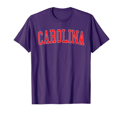 Carolina Pr Varsity Red Text T-Shirt - Fun Novelty Design Men Women - T-Shirt, Sweatshirt, Hoodie