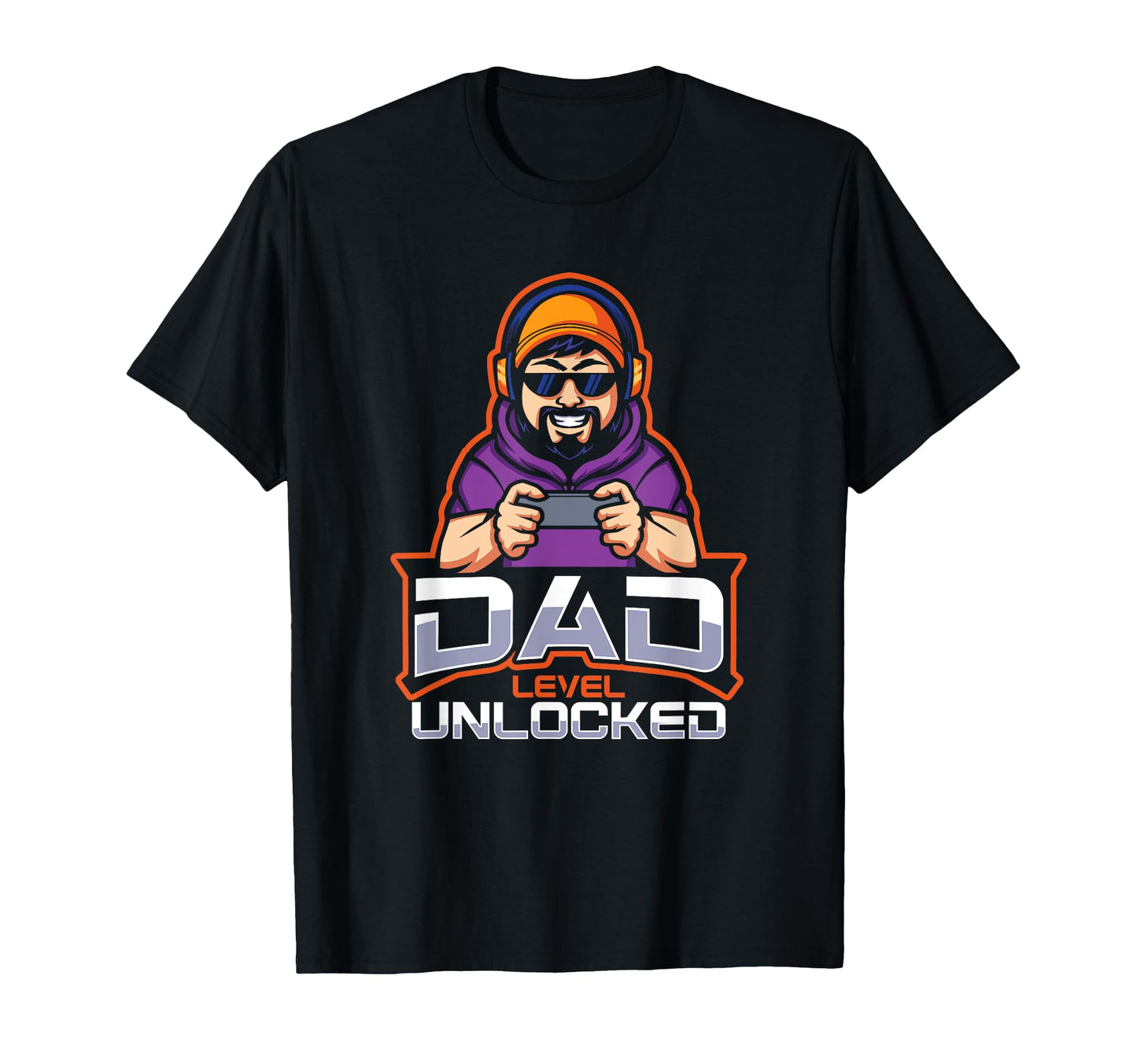 Dad Level Unlocked Daddy Gamer Newborn T-Shirt - Novelty Apparel Men Women - T-Shirt, Sweatshirt, Hoodie
