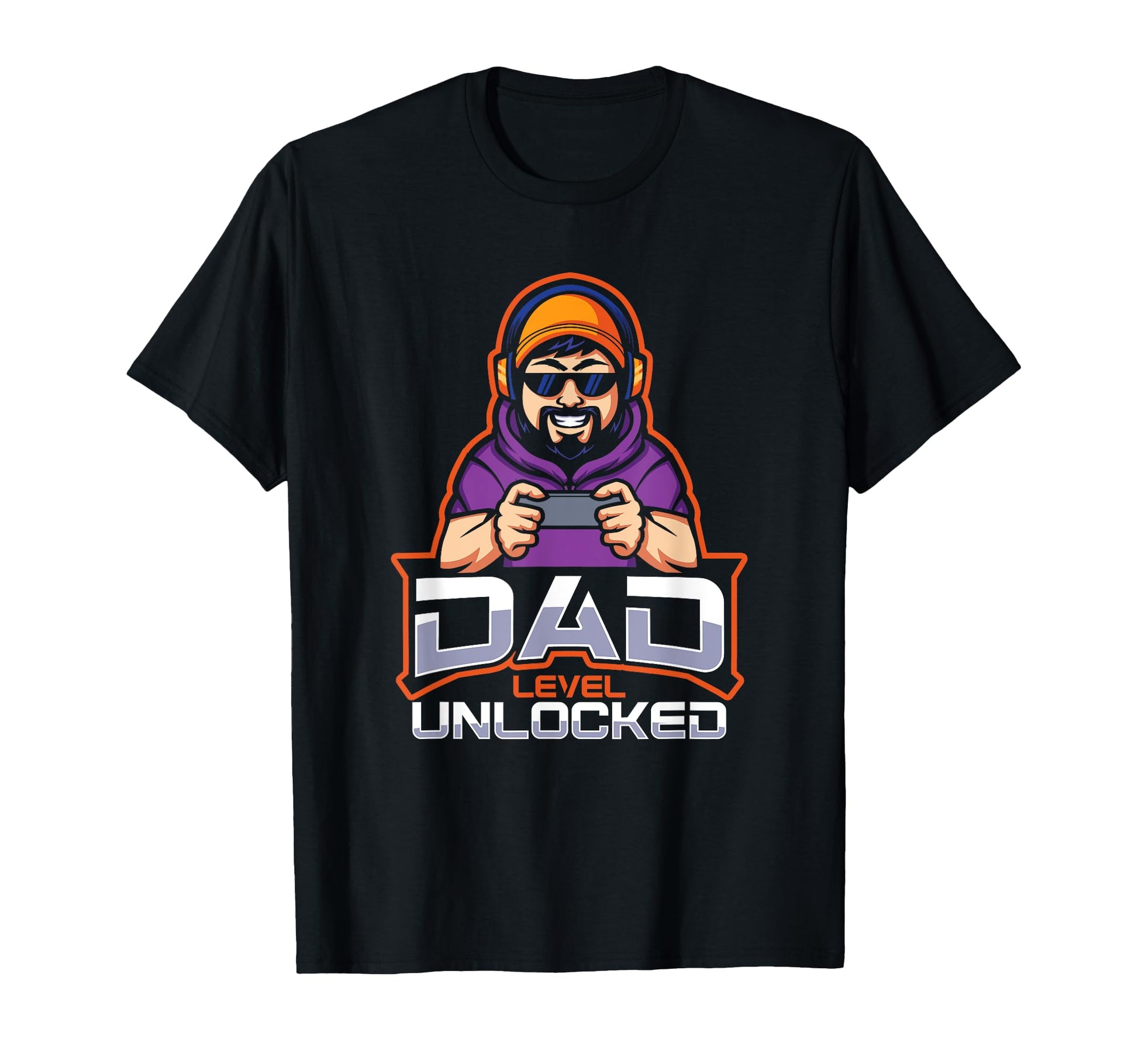 Dad Level Unlocked Daddy Gamer Newborn T-Shirt - Novelty Apparel Men Women - T-Shirt, Sweatshirt, Hoodie