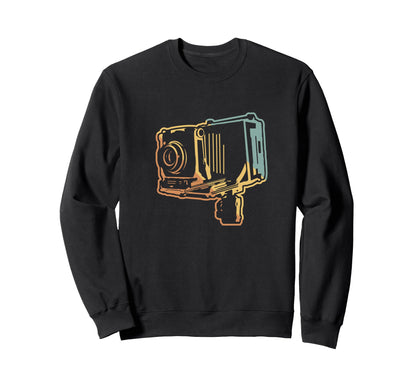 Roll Film Camera Enthusiast Sweatshirt - Minimalist Print for Adults - T-Shirt, Sweatshirt, Hoodie