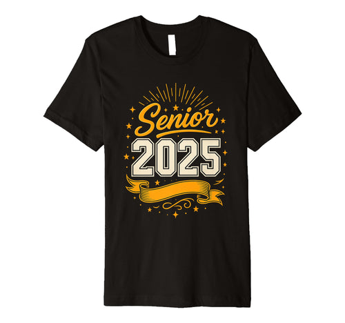 Senior 2025 Graduation Typography T-Shirt - Streetwear Style for Adults - T-Shirt, Sweatshirt, Hoodie