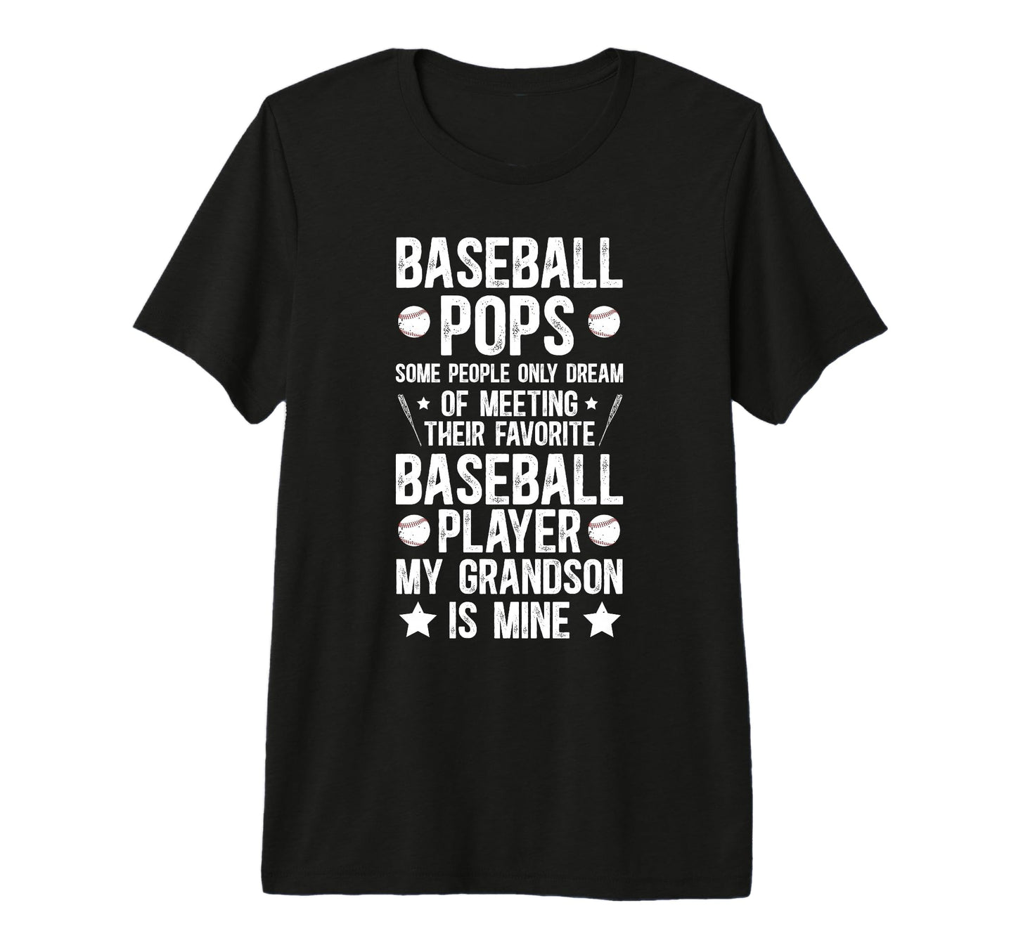 Mens Favorite Baseball Player Pops T-Shirt - Minimalist Print Men Women - T-Shirt, Sweatshirt, Hoodie