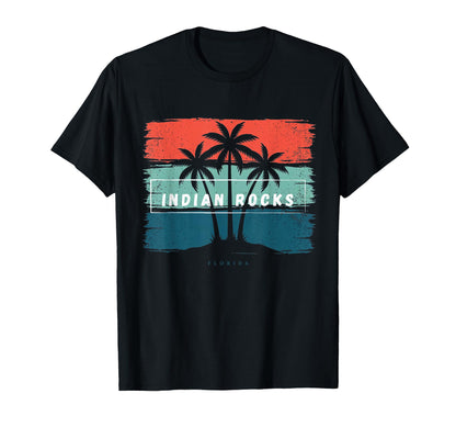 Indian Rocks Florida Beach Palm Tree T-Shirt - Custom Art Print for Adults - T-Shirt, Sweatshirt, Hoodie