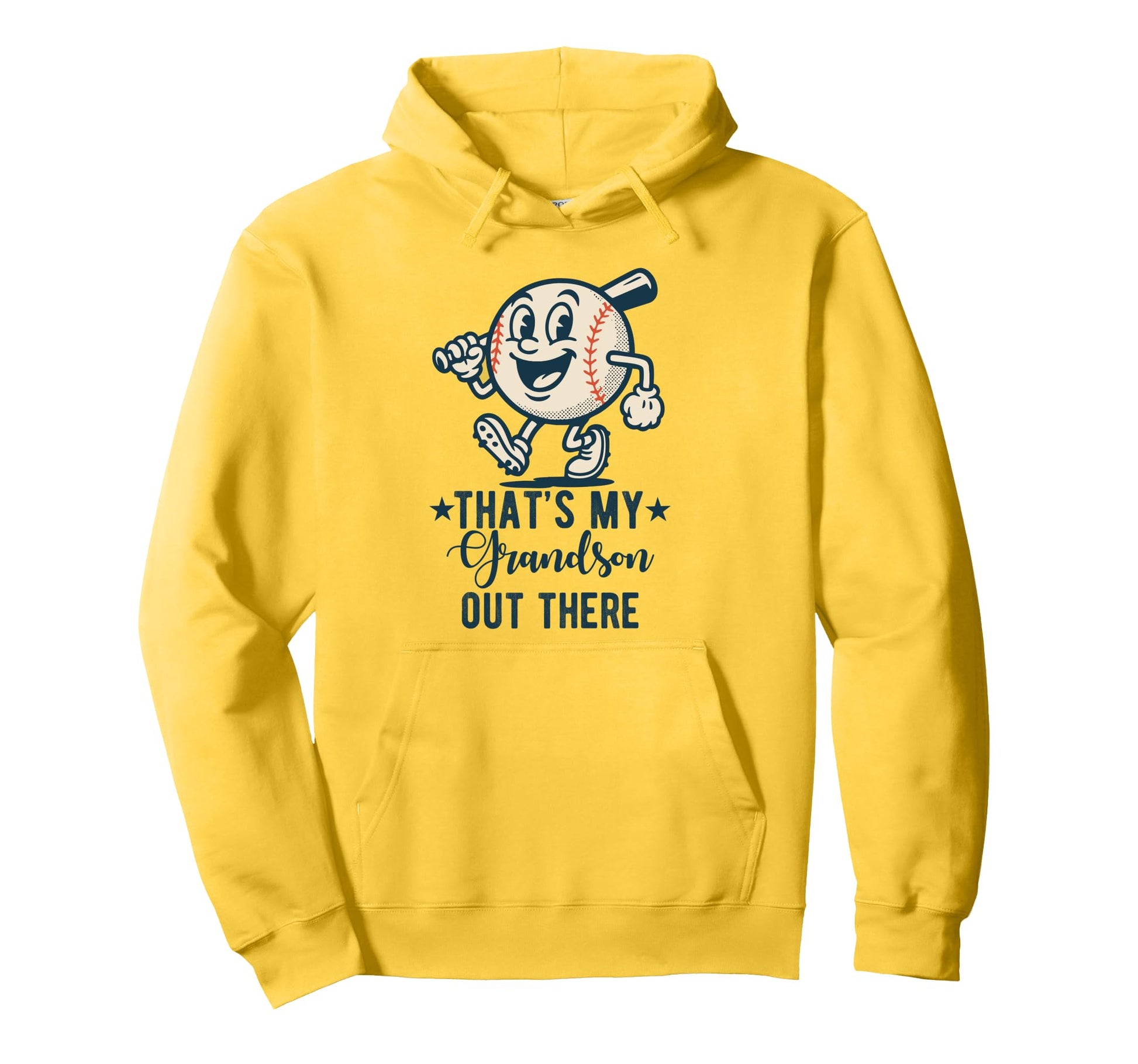 Thats My Grandson Out There Baseball Hoodie - Custom Art Print Unisex - T-Shirt, Sweatshirt, Hoodie