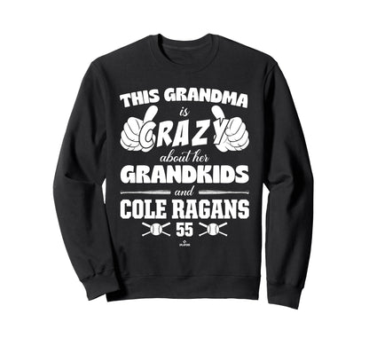 Grandma Crazy Cole Ragans Kansas Sweatshirt - Aesthetic Graphic Unisex - T-Shirt, Sweatshirt, Hoodie