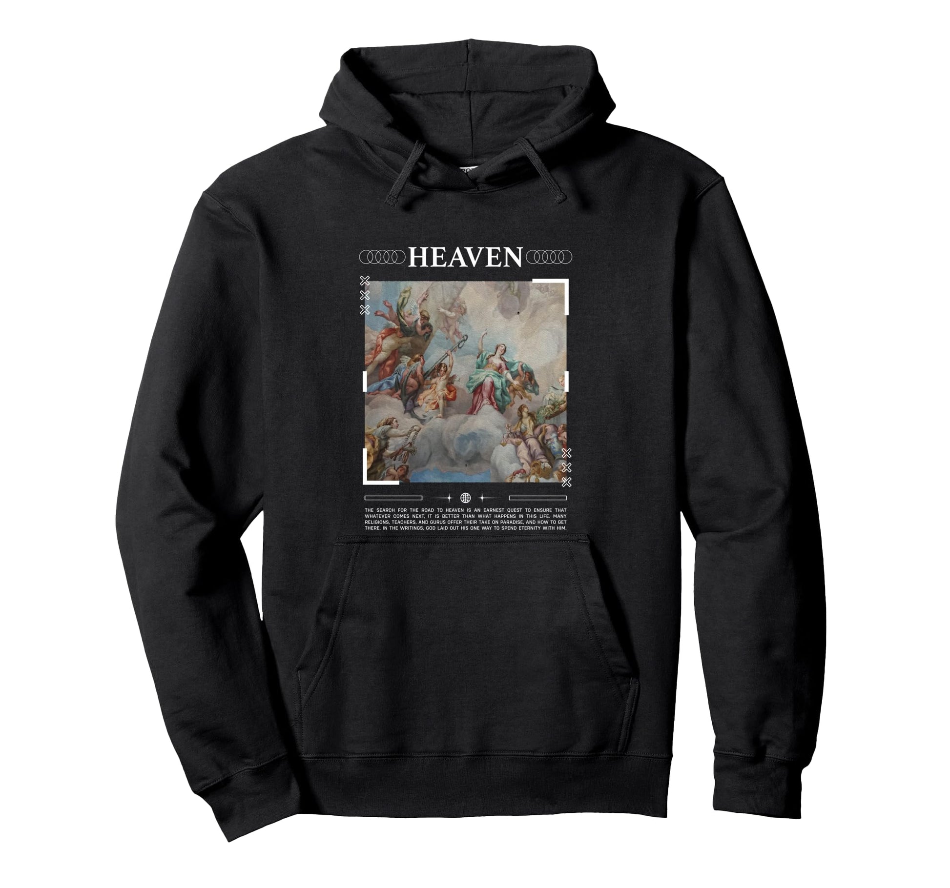 Road To Heaven Aesthetic Edgy Streetwear Hoodie - Graphic Print Unisex - T-Shirt, Sweatshirt, Hoodie