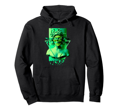 Medusa Snake Aesthetic Edgy Streetwear Hoodie - Aesthetic Graphic Unisex - T-Shirt, Sweatshirt, Hoodie
