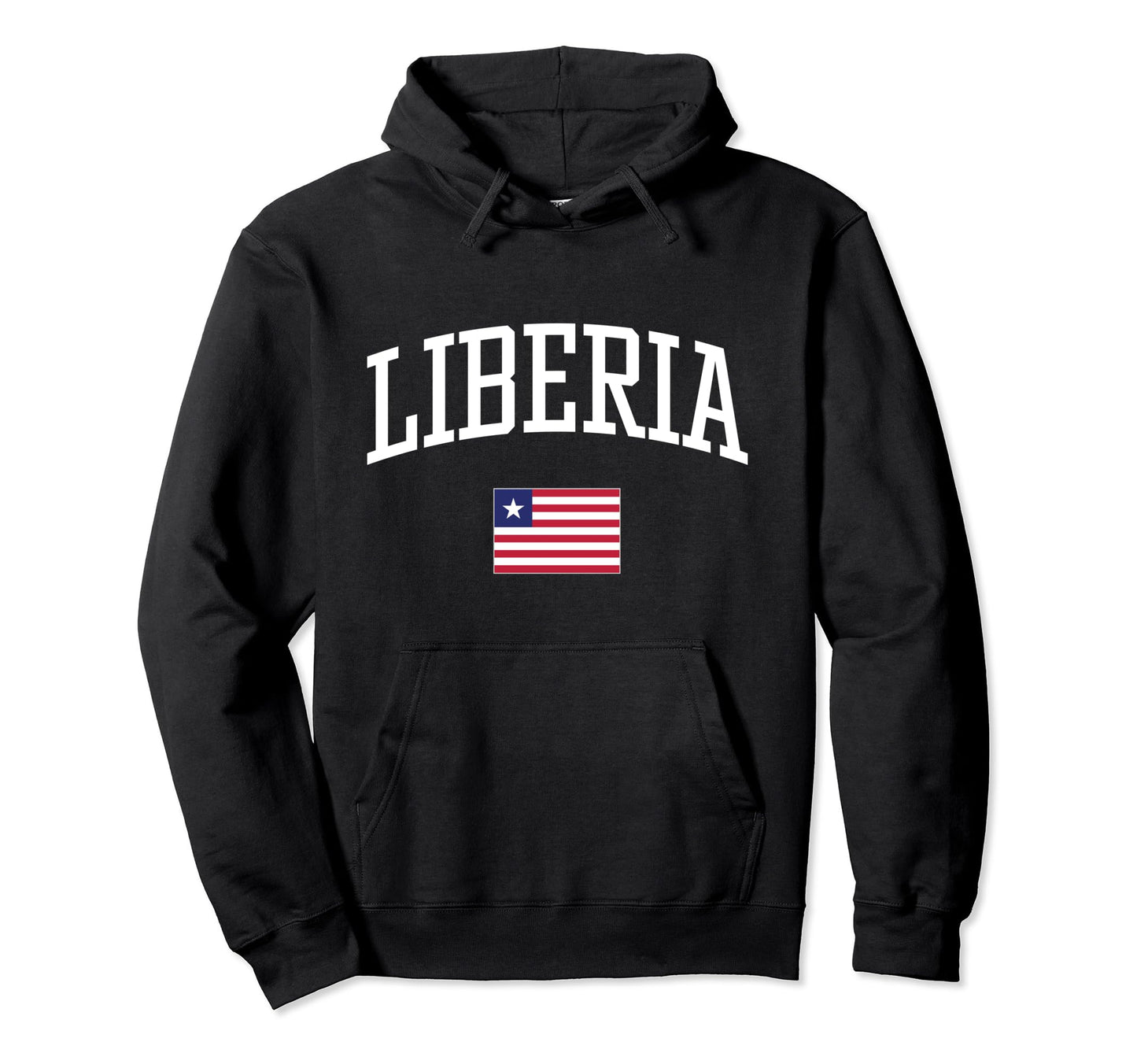 Flag Liberia Love Your Country Hoodie - Streetwear Style Unisex - T-Shirt, Sweatshirt, Hoodie