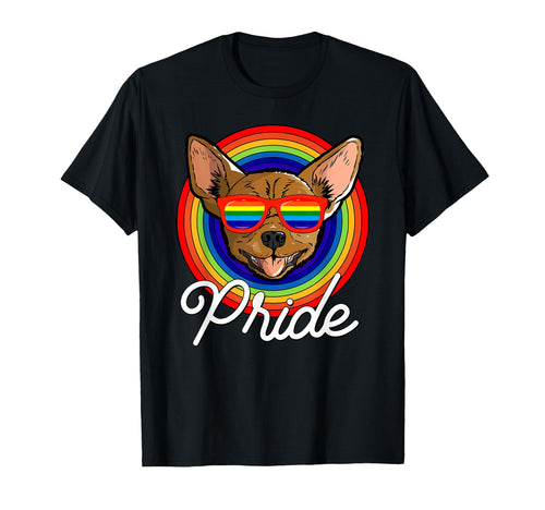 Chihuahua Lgbt Pride Dog Rainbow T-Shirt - Streetwear Style Men Women - T-Shirt, Sweatshirt, Hoodie