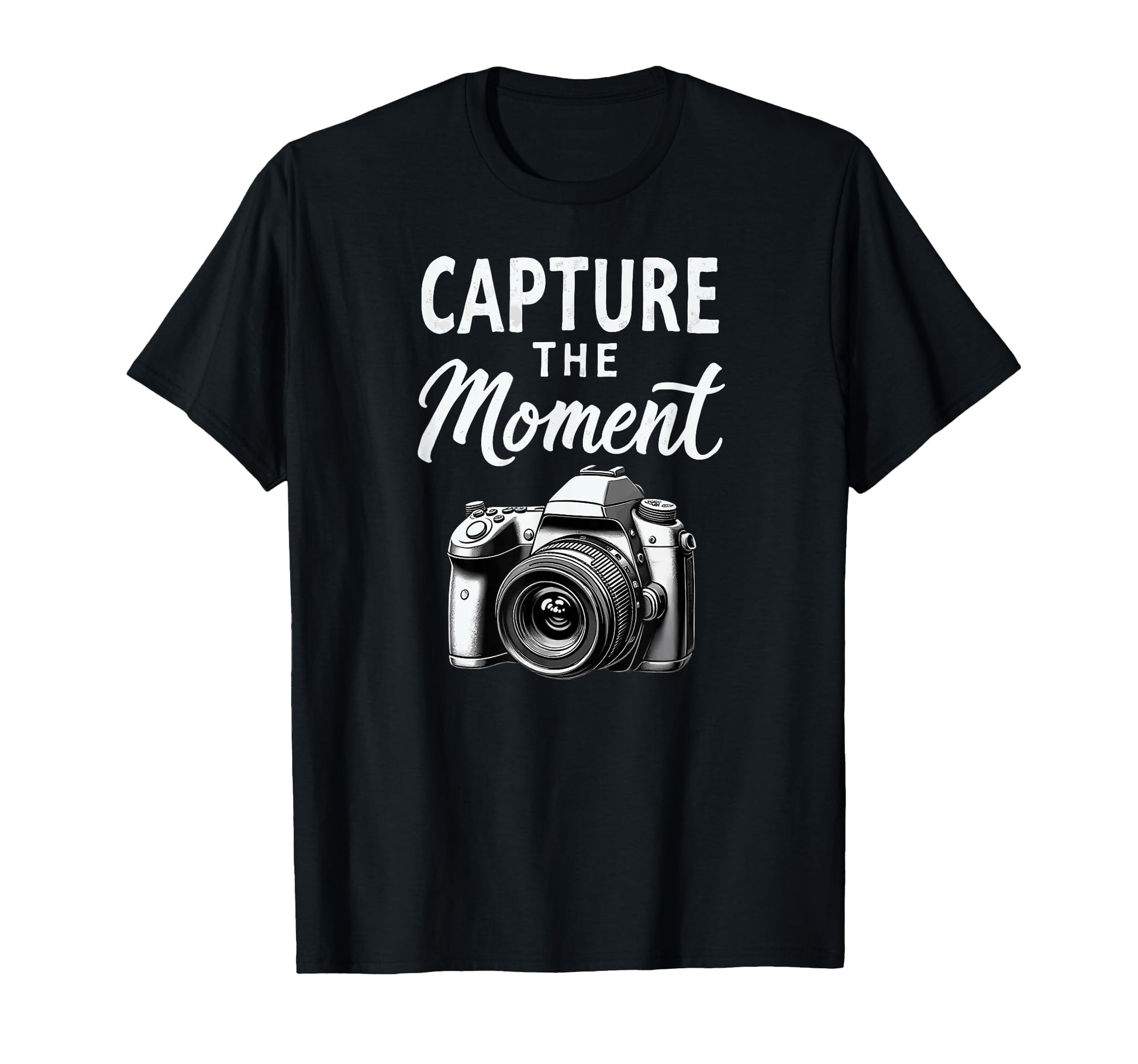 Capture Moment Camera Photography T-Shirt - Graphic Print Unisex - T-Shirt, Sweatshirt, Hoodie