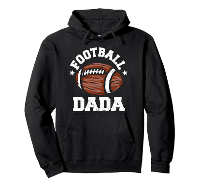 Football Dada Distressed Football Hoodie - Aesthetic Graphic for Adults - T-Shirt, Sweatshirt, Hoodie