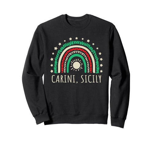 Carini Sicily Italy Nice Rainbow Sweatshirt - Custom Art Print Unisex - T-Shirt, Sweatshirt, Hoodie