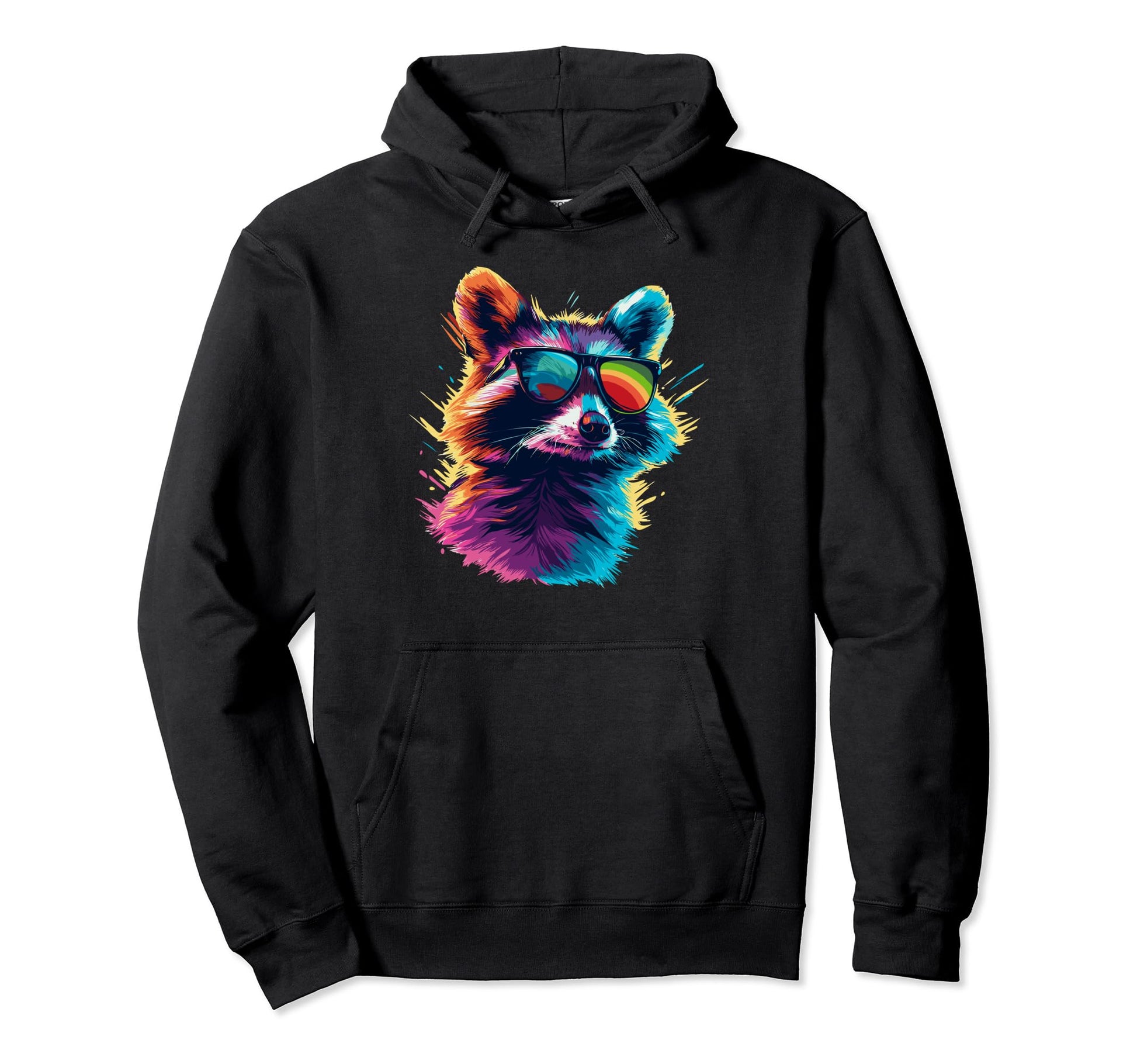 Funny Raccoon Sunglasses Summer Gift Hoodie - Streetwear Style Men Women - T-Shirt, Sweatshirt, Hoodie