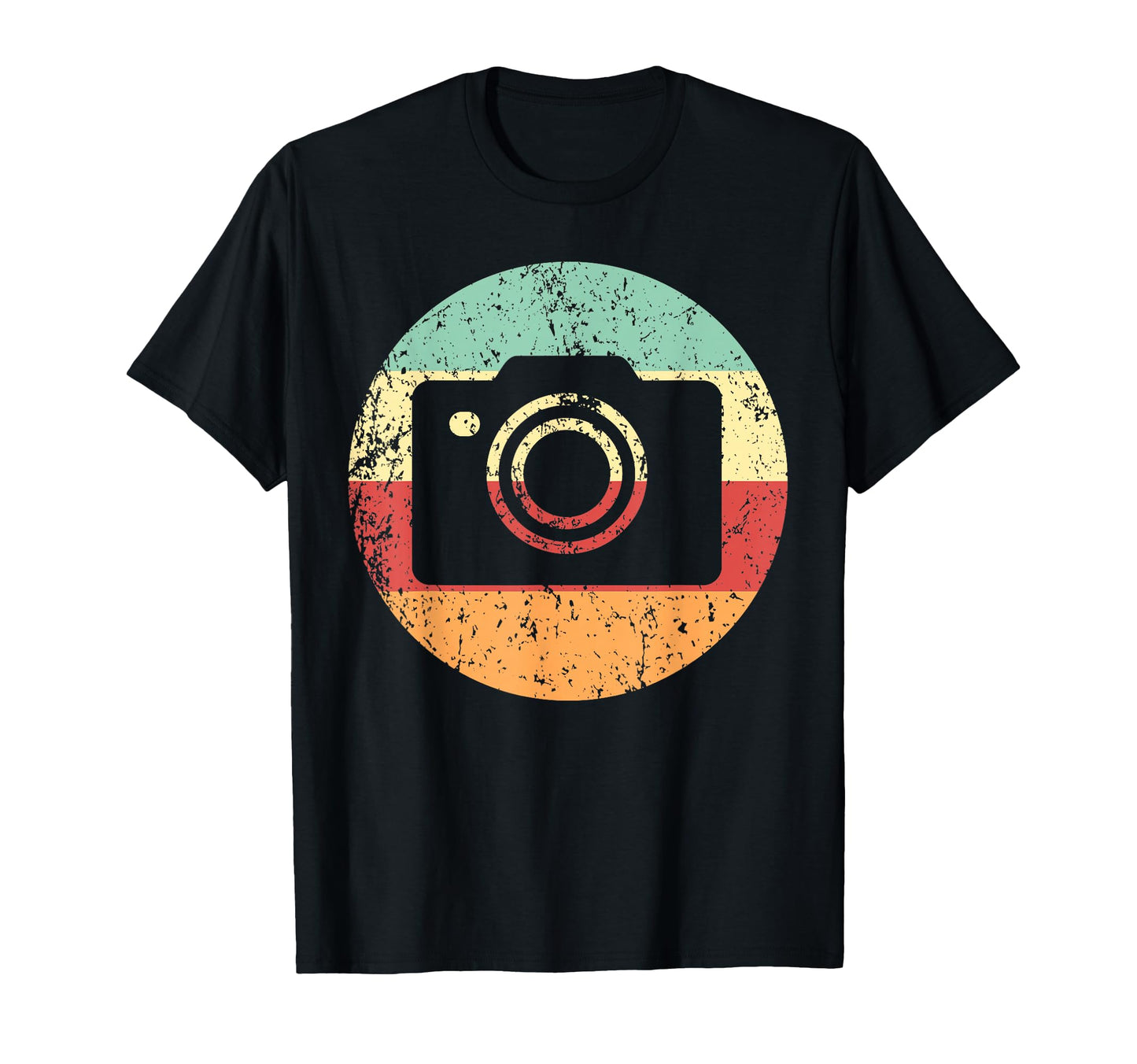 Photographer Camera 1970S Circle T-Shirt - Streetwear Style Men Women - T-Shirt, Sweatshirt, Hoodie