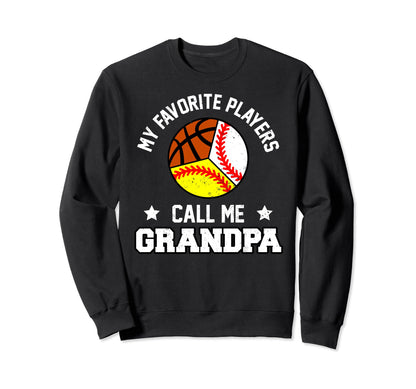 My Favorites Baseball Softball Sweatshirt - Graphic Print for Adults - T-Shirt, Sweatshirt, Hoodie