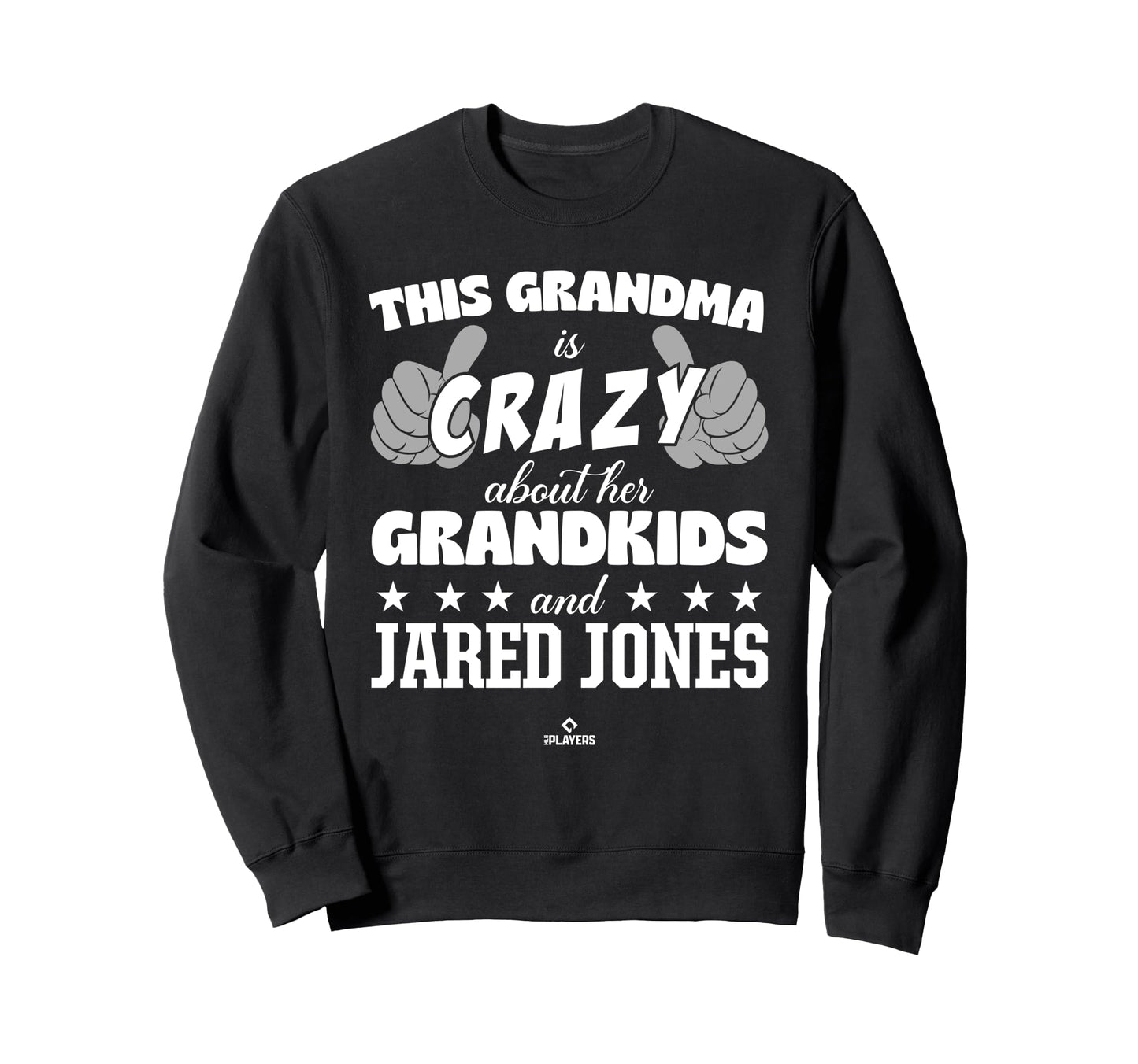 Grandma Crazy Jared Jones Prospect Sweatshirt - Graphic Print for Adults - T-Shirt, Sweatshirt, Hoodie
