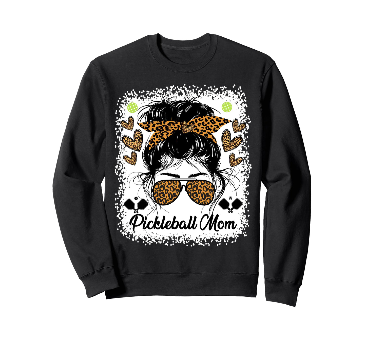 Pickleball Mom Pickleball Sweatshirt - Casual Everyday Wear for Adults - T-Shirt, Sweatshirt, Hoodie