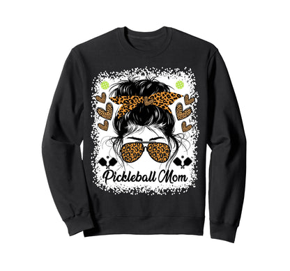 Pickleball Mom Pickleball Sweatshirt - Casual Everyday Wear for Adults - T-Shirt, Sweatshirt, Hoodie