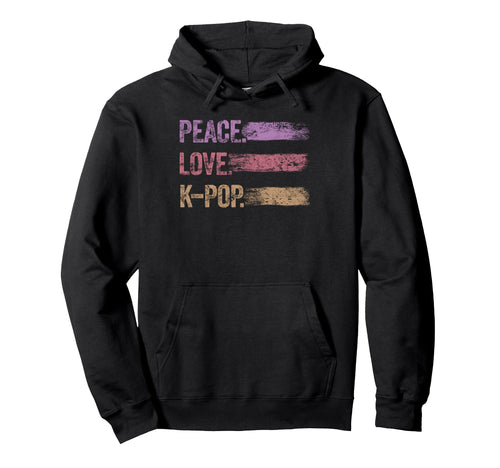 Headset Kpop Peace Love K Pop Heart K Pop Hoodie - Graphic Print Unisex - T-Shirt, Sweatshirt, Hoodie