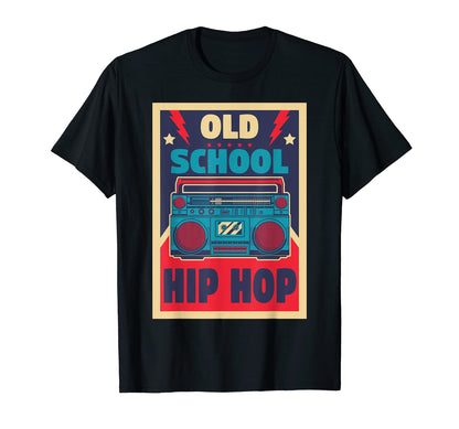 Old School Hip Hop Rap Music Lovers T-Shirt - Streetwear Style for Adults - T-Shirt, Sweatshirt, Hoodie