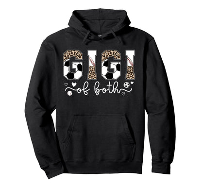 Gigi Both Leopard Baseball Soccer Hoodie - Streetwear Style for Adults - T-Shirt, Sweatshirt, Hoodie