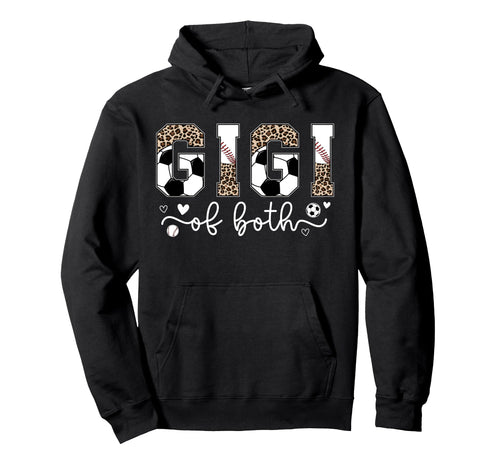 Gigi Both Leopard Baseball Soccer Hoodie - Streetwear Style for Adults - T-Shirt, Sweatshirt, Hoodie