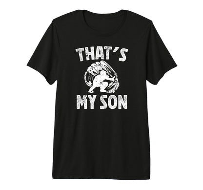 Mens Thats My Son Baseball Catcher T-Shirt - Custom Art Print for Adults - T-Shirt, Sweatshirt, Hoodie