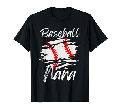 Baseball Nana Family Matching Nana T-Shirt - Minimalist Print for Adults - T-Shirt, Sweatshirt, Hoodie