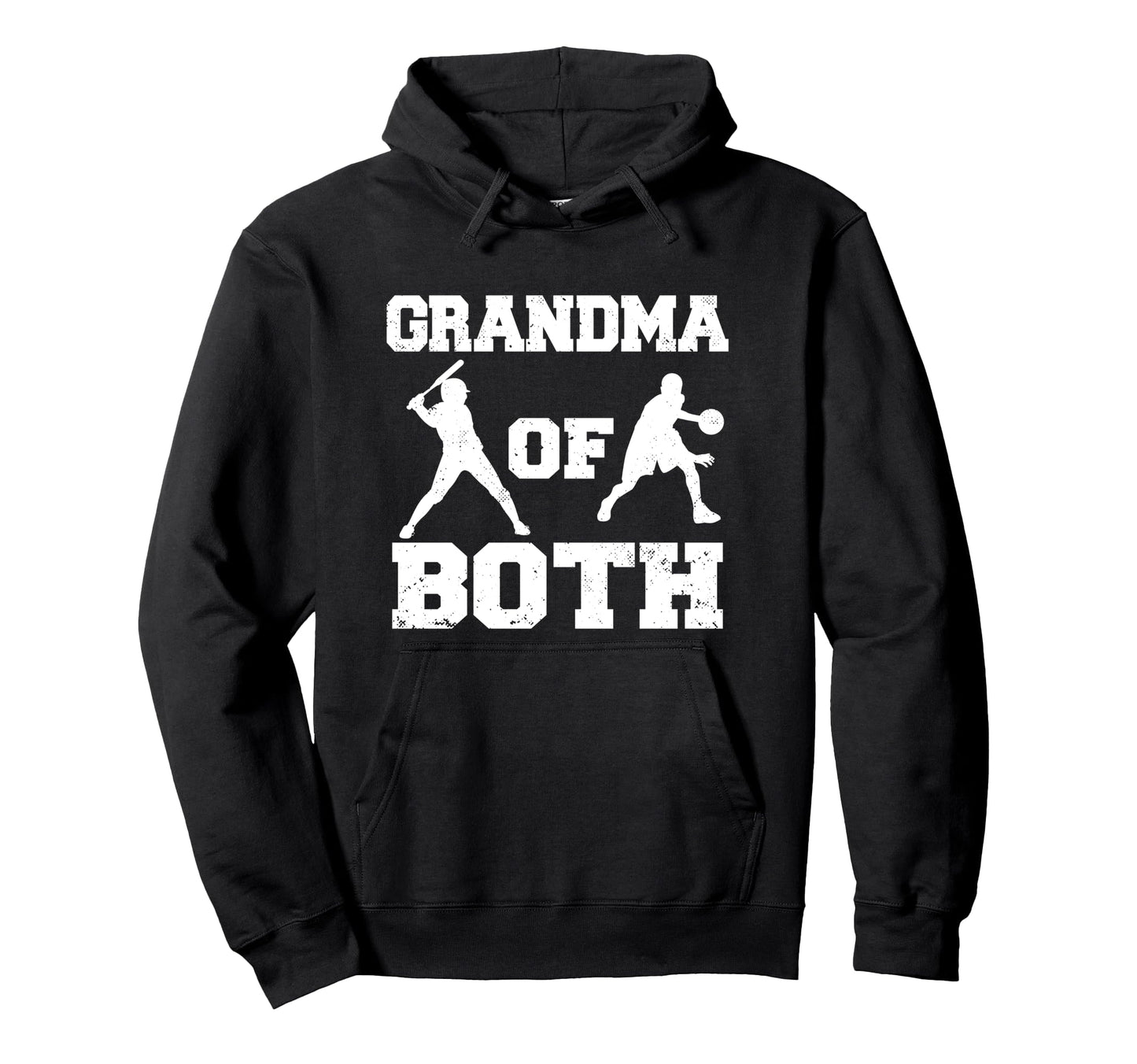 Grandma Both Funny Baseball Basketball Hoodie - Aesthetic Graphic Unisex - T-Shirt, Sweatshirt, Hoodie