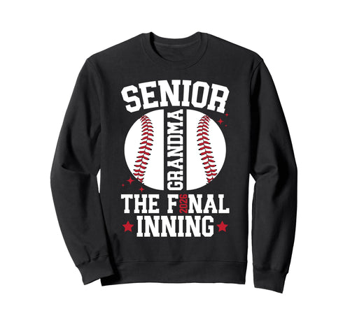 Baseball Senior Grandma 2026 Baseball Sweatshirt - Trendy Graphic Unisex - T-Shirt, Sweatshirt, Hoodie