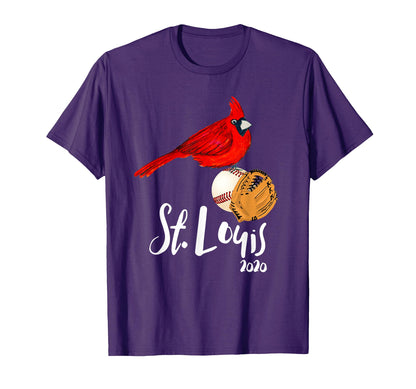 Saint Louis Red Cardinal 2020 Art And T-Shirt - Unique Graphic for Adults - T-Shirt, Sweatshirt, Hoodie