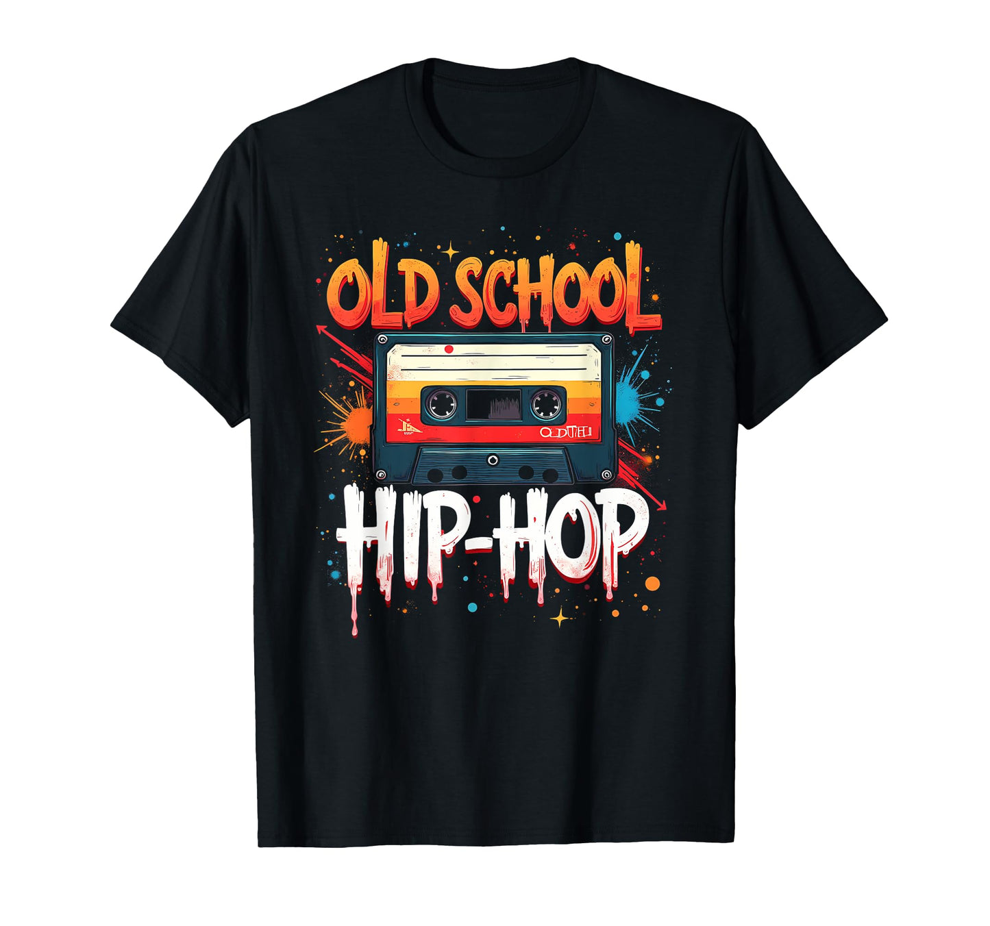 Golden Old School Hiphop T-Shirt - Custom Art Print Unisex - T-Shirt, Sweatshirt, Hoodie
