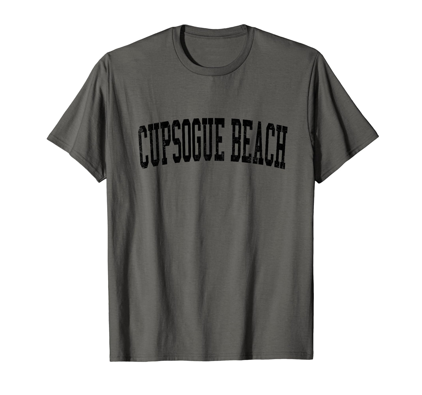 Cupsogue Beach Distressed Black T-Shirt - Streetwear Style Men Women - T-Shirt, Sweatshirt, Hoodie