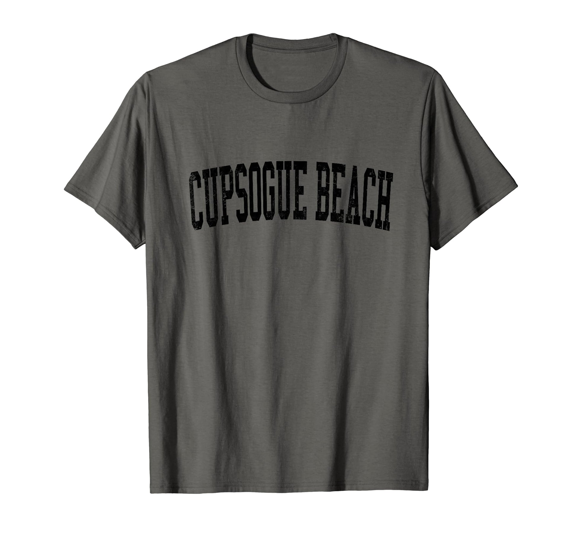 Cupsogue Beach Distressed Black T-Shirt - Streetwear Style Men Women - T-Shirt, Sweatshirt, Hoodie