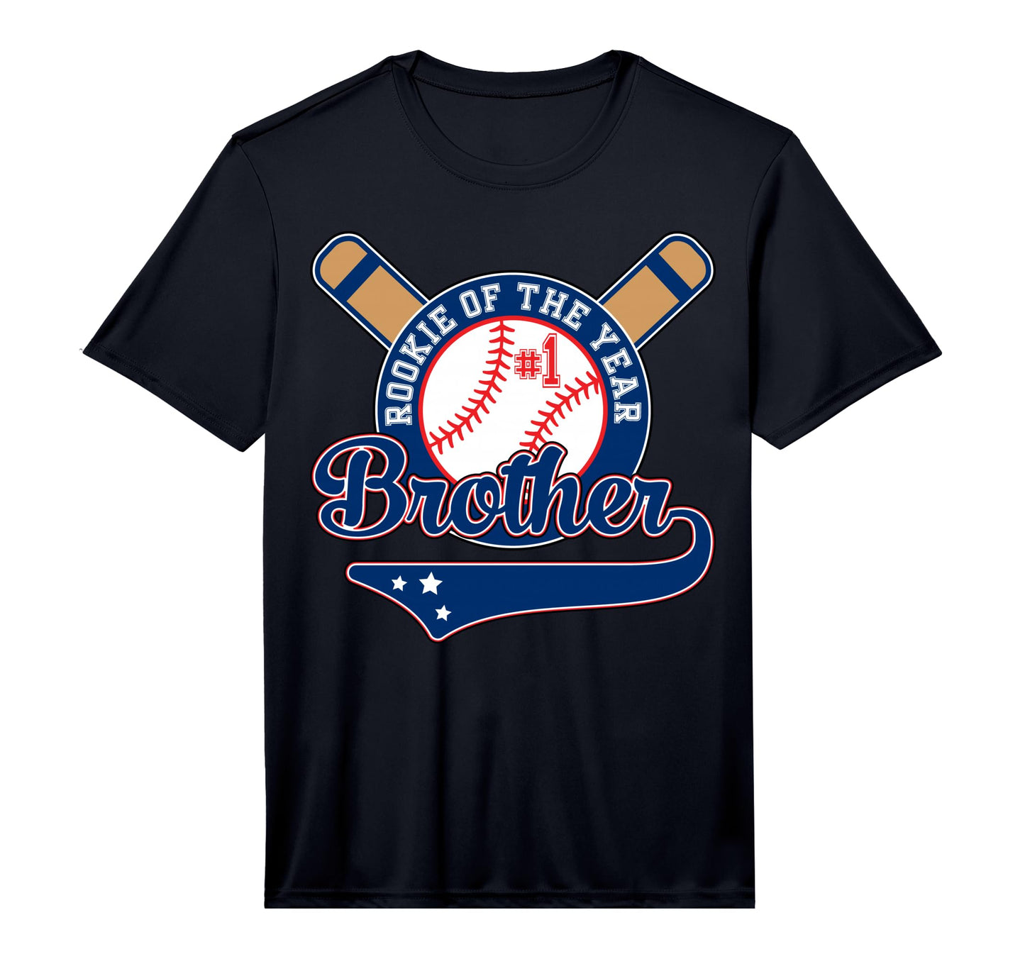 Brother Rookie 1St Birthday Baseball T-Shirt - Streetwear Style for Adults - T-Shirt, Sweatshirt, Hoodie