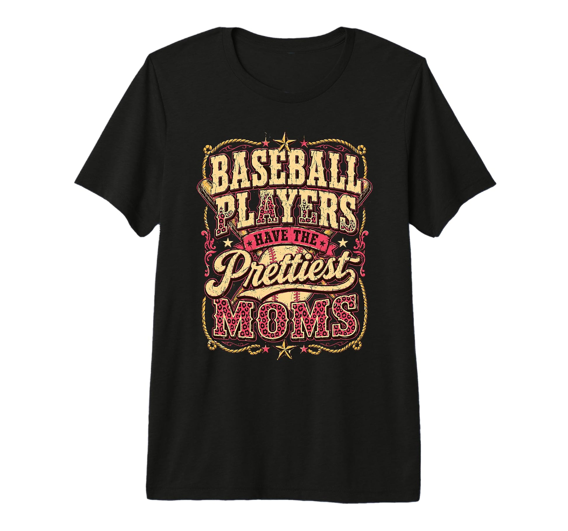 Baseball Players Have Prettiest Moms T-Shirt - Aesthetic Graphic Men Women - T-Shirt, Sweatshirt, Hoodie