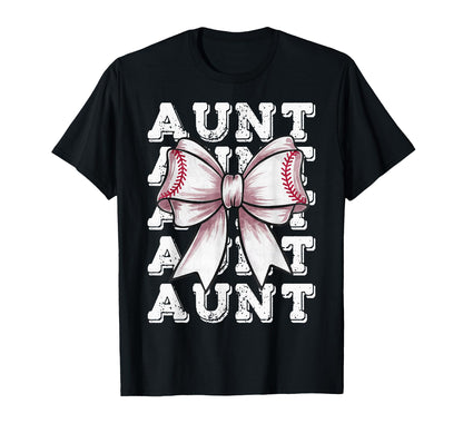 Coquette Baseball Aunt Matching T-Shirt - Streetwear Style Men Women - T-Shirt, Sweatshirt, Hoodie