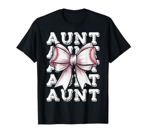 Coquette Baseball Aunt Matching T-Shirt - Novelty Apparel for Adults - T-Shirt, Sweatshirt, Hoodie